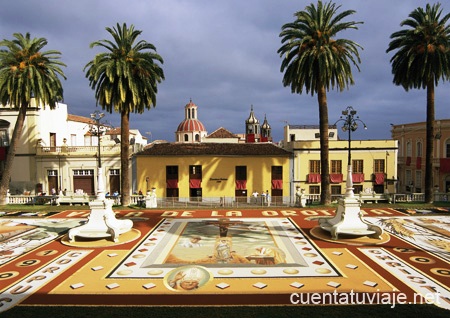 Corpus Christi en La Orotava. Tenerife.